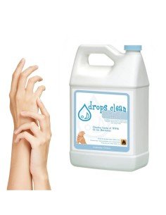 Un Galón de Gel AntiBacterial Drops Clean limpia y desinfecta tus manos (Un Galón)