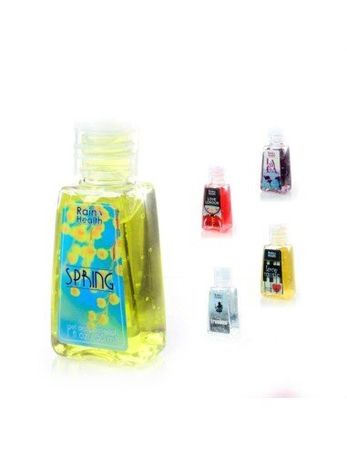 Un Kit de Gel AntiBacterial Rain Health limpia y desinfecta tus manos (15 unidades)
