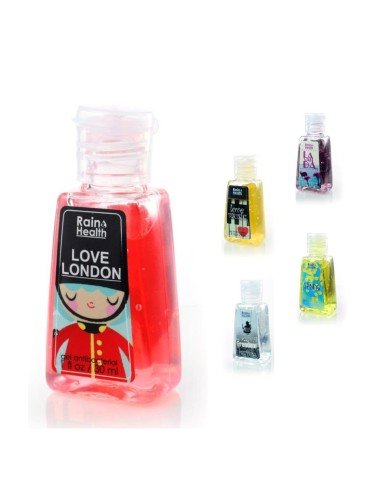 Un Kit de Gel AntiBacterial Rain Health limpia y desinfecta tus manos (15 unidades)