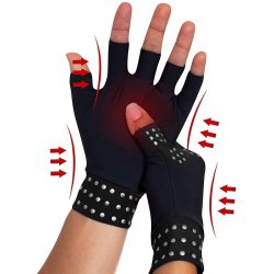 Guantes magnéticos de compresión masaje para la artritis