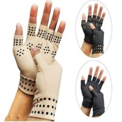 Guantes magnéticos de compresión masaje para la artritis