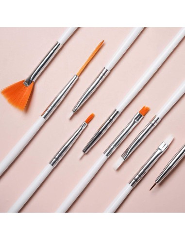 Kit x20 Decorativos De Uñas 15 Pinceles + 5 Punteros Dotting