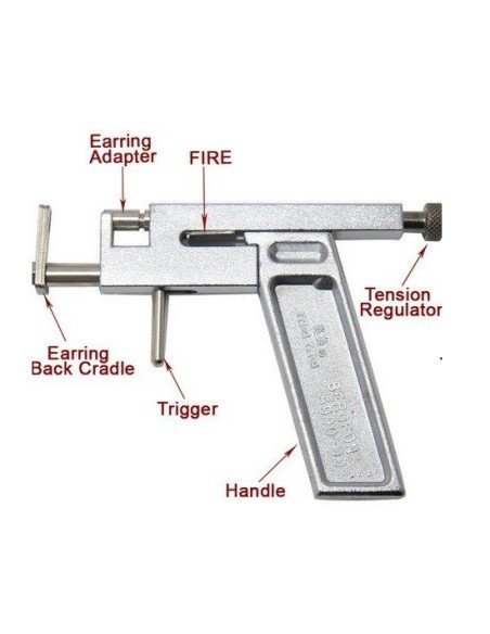 Pistola Ear Piercing Gun para perforar Orejas, Ombligo, aretes, pendientes  Pistola Ear Piercing Gun para perforar Orejas, Ombligo, aretes, pendientes
