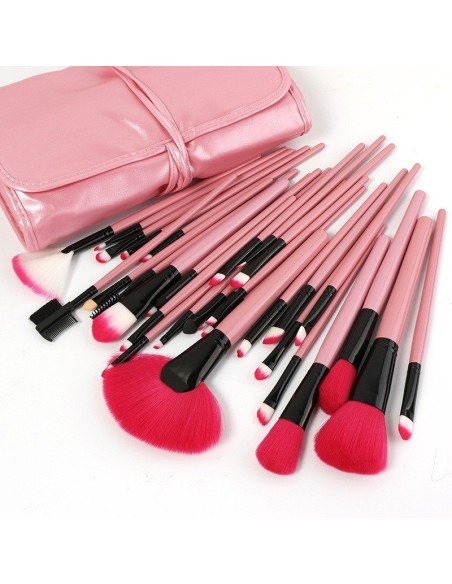 Set de 24 brochas y pinceles para maquillaje profesional Set de 24 brochas y pinceles para maquillaje profesional
