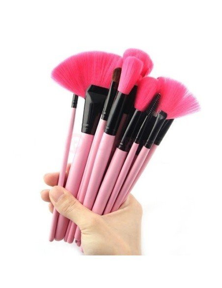 Set de 24 brochas y pinceles para maquillaje profesional Set de 24 brochas y pinceles para maquillaje profesional