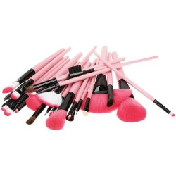 Set de 24 brochas y pinceles para maquillaje profesional
