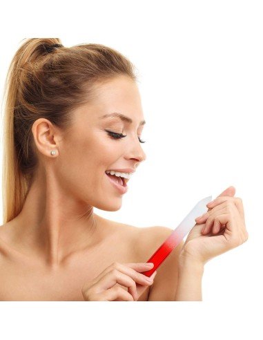 Set x6 Limas De Cristal Para Uñas Manicure Uso Profesional