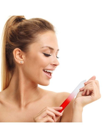 Set x6 Limas De Cristal Para Uñas Manicure Uso Profesional