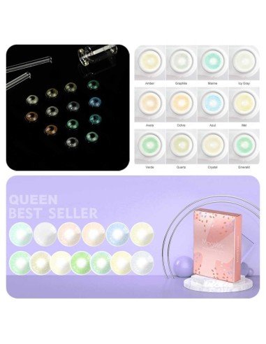 Lentes Cosméticos Queen HidroCor Natural