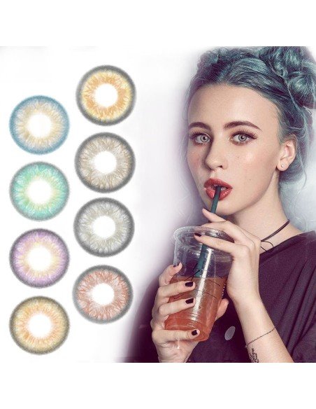 ⭐ Lentes Cosméticos Iris Tone HidroCor Naturales