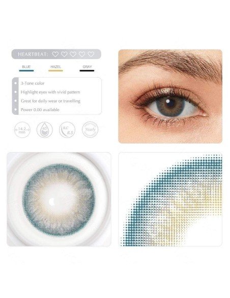 ⭐ Lentes Cosméticos Iris Tone HidroCor Naturales ⭐ Lentes Cosméticos Iris Tone HidroCor Naturales