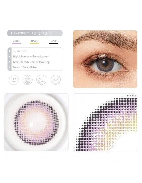 ⭐ Lentes Cosméticos Iris Tone HidroCor Naturales