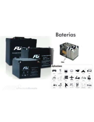 Batería Sellada FuliBattery 12V-80AH Ref. FL12800GS