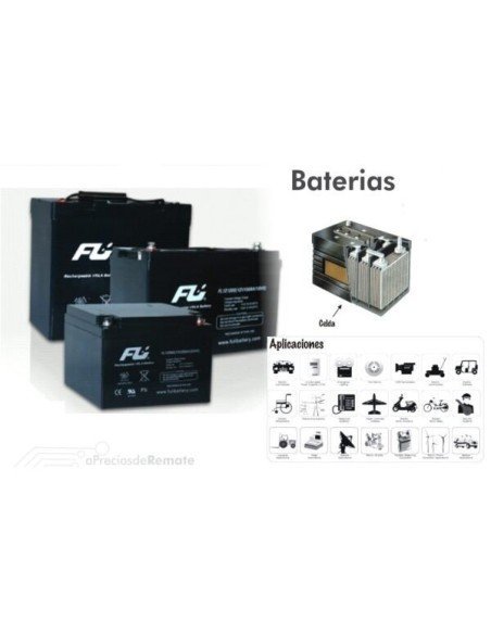 Batería Sellada FuliBattery 12V-80AH Ref. FL12800GS Batería Sellada FuliBattery 12V-80AH Ref. FL12800GS