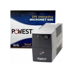 ⭐ UPS Interactiva Powest MicroNet 500 VA con Regulador Automático de Voltaje y Protección contra Picos