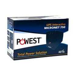 ⭐ UPS Interactiva Powest MicroNet 750 VA con Regulador Automático de Voltaje y Protección contra Picos