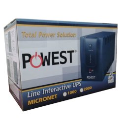 ⭐ UPS Interactiva Powest MicroNet 1000 VA con Regulador Automático de Voltaje y Protección contra Picos