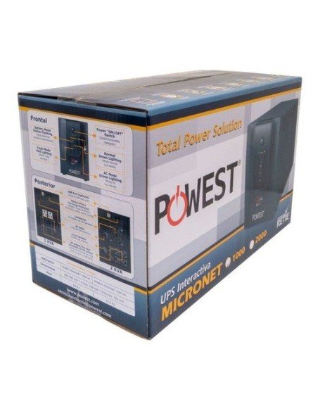⭐ UPS Interactiva Powest MicroNet 1000 VA (regulador automático de Voltaje y picos)