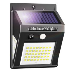⭐Luz LED Solar con sensor de movimiento para exteriores