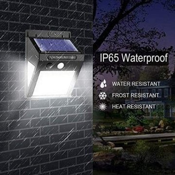 ⭐Luz LED Solar con sensor de movimiento para exteriores