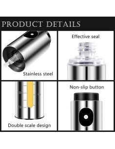 ⭐ Pulverizador De Aceite Spray 135ml Acero Inoxidable Rociador 2