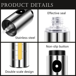 ⭐ Pulverizador De Aceite Spray 135ml Acero Inoxidable Rociador