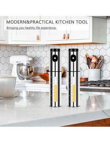 ⭐ Pulverizador De Aceite Spray 135ml Acero Inoxidable Rociador