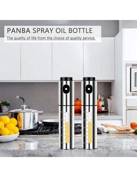 ⭐ Pulverizador De Aceite Spray 135ml Acero Inoxidable Rociador ⭐ Pulverizador De Aceite Spray 135ml Acero Inoxidable Rociador