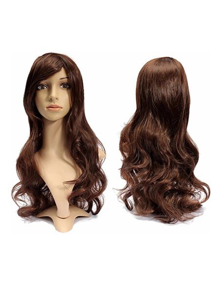 Peluca Color Natural 60cm Cabello Sintético Peluca Color Natural 60cm Cabello Sintético