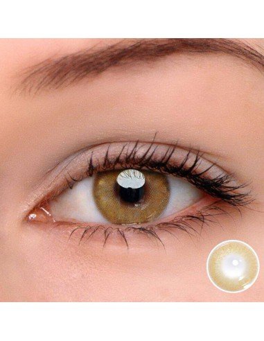 ⭐ Lentes de contacto Gold ojos Dorados, brillos y destellos luminosos