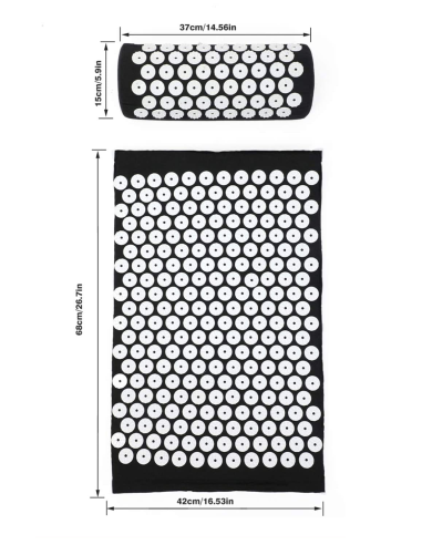 ⭐ Manta Yoga Con Acu presión Anti Stress Dolores Espalda anti stress