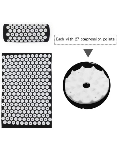 ⭐ Manta Yoga Con Acu presión Anti Stress Dolores Espalda anti stress