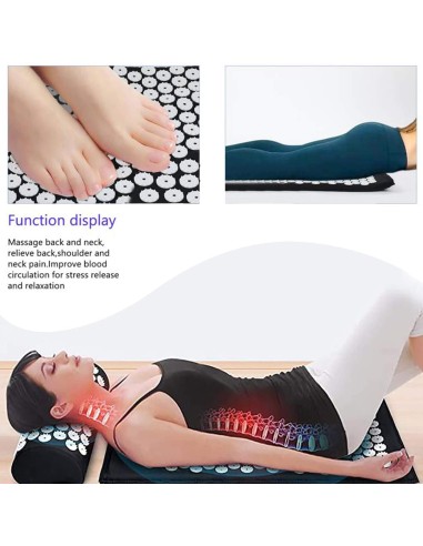 ⭐ Manta Yoga Con Acu presión Anti Stress Dolores Espalda anti stress