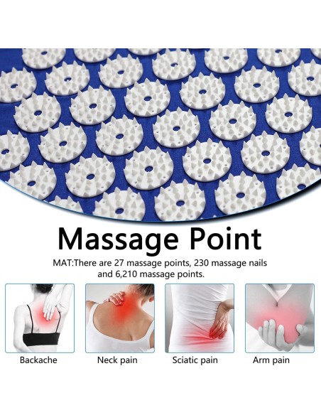 ⭐ Manta Yoga Con Acu presión Anti Stress Dolores Espalda anti stress ⭐ Manta Yoga Con Acu presión Anti Stress Dolores Espalda anti stress