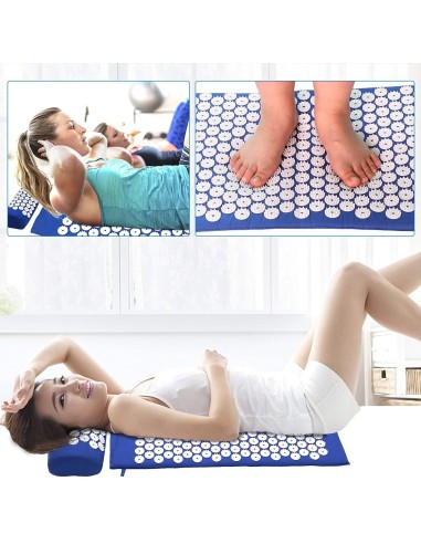 ⭐ Manta Yoga Con Acu presión Anti Stress Dolores Espalda anti stress