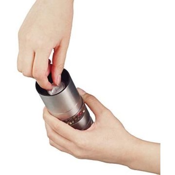 Pimentero Ajustable 6 Niveles Molino Sal Especies Pimienta Acero Inoxidable