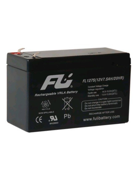 Batería Sellada FuliBattery 12V-7.5AH Ref. FL1275GS 