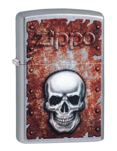 ⭐ Encendedor Zippo Stamp Calavera Oxidada 29870