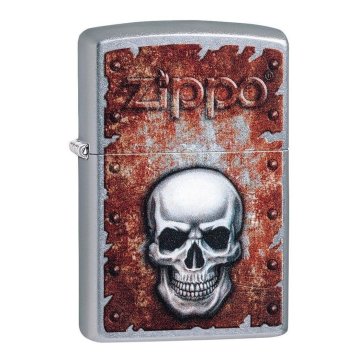 ⭐ Encendedor Zippo Stamp Calavera Oxidada 29870