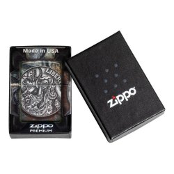 ⭐ Encendedor Zippo Stamp Moneda De Pirata 49434