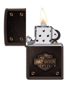 ⭐ Encendedor Zippo Stamp Escudo 49466 Harley Davidson 2