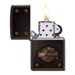 ⭐ Encendedor Zippo Stamp Escudo 49466 Harley Davidson