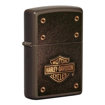 ⭐ Encendedor Zippo Stamp Escudo 49466 Harley Davidson
