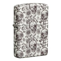 ⭐ Encendedor Zippo Stamp Skull Glow Dark 49458