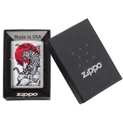 ⭐ Encendedor Zippo Stamp Tigre Blanco