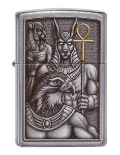 ⭐ Encendedor Zippo Stamp Egipto Chrome 49406