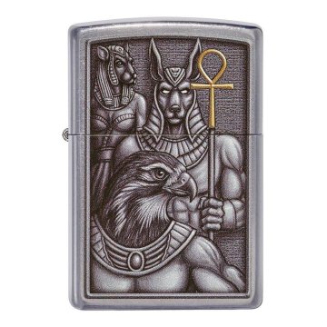 ⭐ Encendedor Zippo Stamp Egipto Chrome 49406