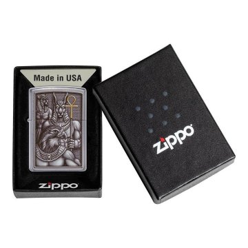 ⭐ Encendedor Zippo Stamp Egipto Chrome 49406