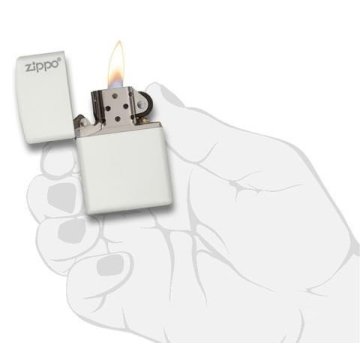 ⭐ Encendedor Zippo Colors White Matte 214zl Blanco