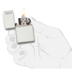 ⭐ Encendedor Zippo Colors White Matte 214zl Blanco